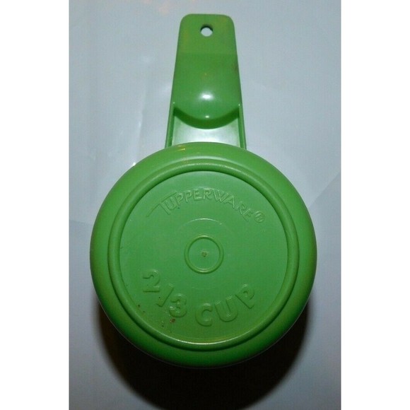 Tupperware Replacement 2/3 Cup Measuring Cup Sheer Lime Green Vintage - Picture 1 of 6